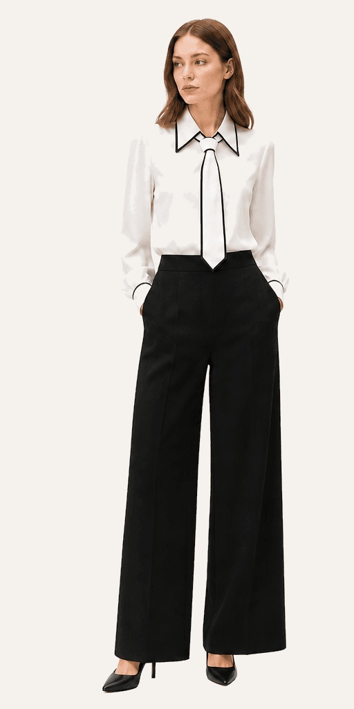 Floriane Bow-Tie Blouse