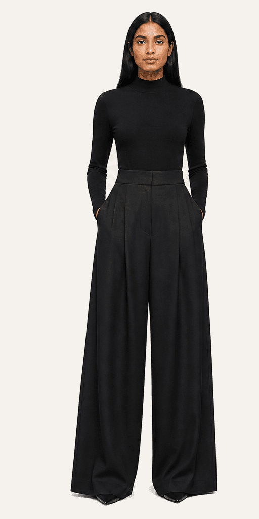 Maëlys Black Palazzo