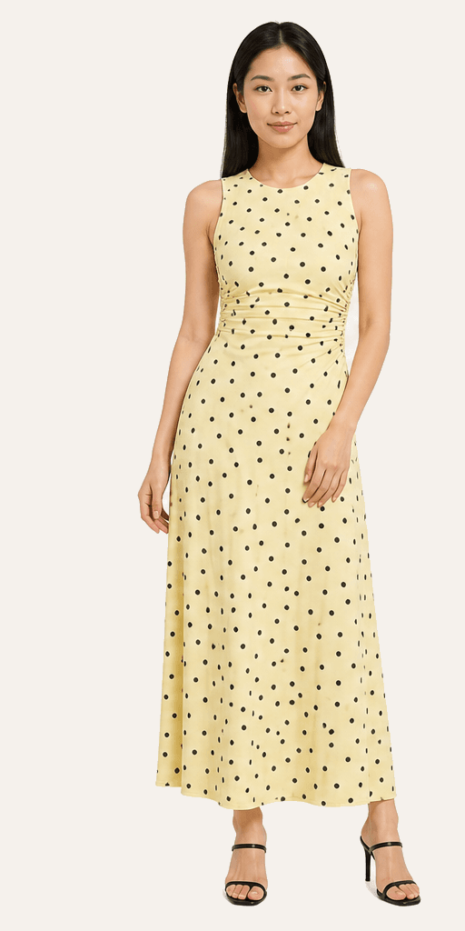 Célestine Butter Polka Maxi